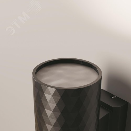 Светильник настенный (бра) Outdoor Bowery IP 54 GU10х2х50W Черный - фото 6