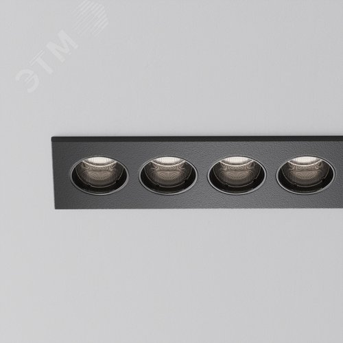 Светильник встраиваемый Points DL065-12W3-6K-B Черный - фото 2