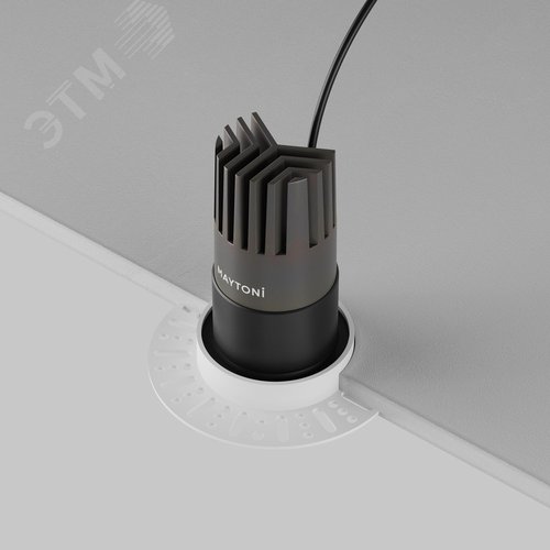 Светильник встраиваемый Dip DL120-10W-3K-TRS-B Черный - фото 8