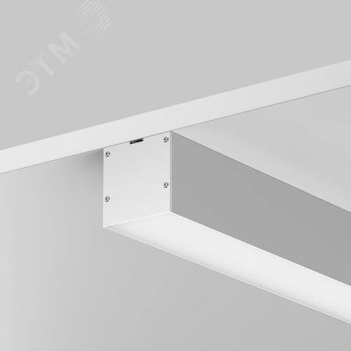 Профиль алюминиевый накладной-подвесной 50x50 (Серебро, 3 м), ALM-5050T-S-3M - фото 2