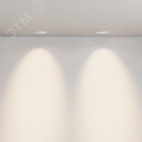 Светильник встраиваемый Lens DL105-12W3K-W Белый - фото 5