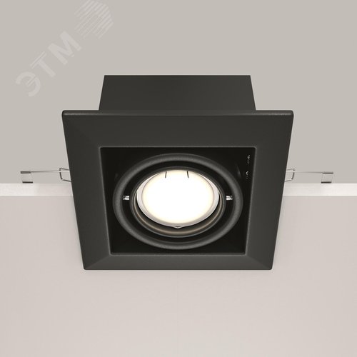 Светильник встраиваемый Metal Modern Черный - фото 6