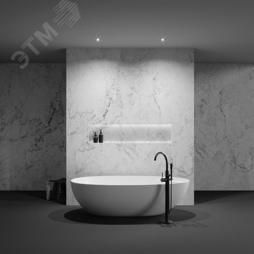 Светильник встраиваемый Flint Черный - фото 4