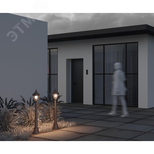 Светильник ландшафтный Outdoor Rivoli IP 44 E27х1х60W Черный - фото 7