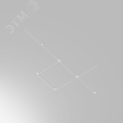 Шинопровод 2м Unity встраиваемый белый - фото 6