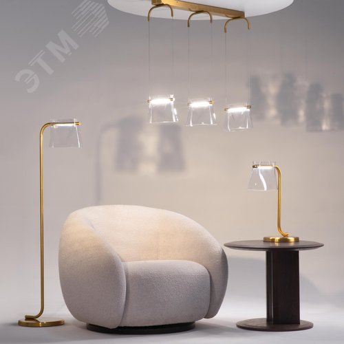 Светильник подвесной Cabaret LED 20W Латунь - фото 6