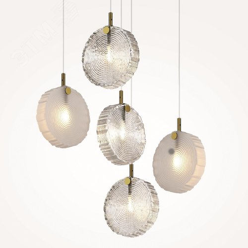 Светильник подвесной Frozen G4х5х5W Латунь - фото 5