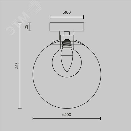 Светильник настенный (бра) Maytoni MOD521WL-01G3 Золото - фото 8
