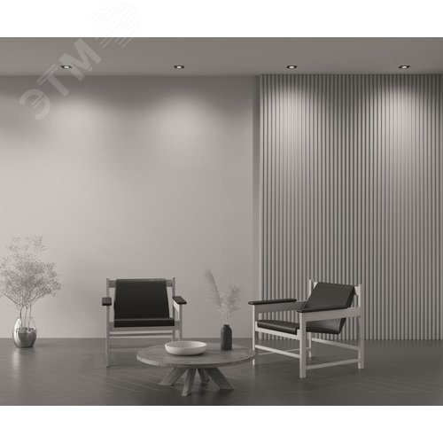 Светильник встраиваемый Atom Черный - фото 6