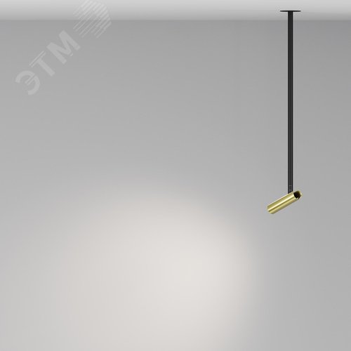 Светильник подвесной Focus T LED 6W Черный и Латунь - фото 5