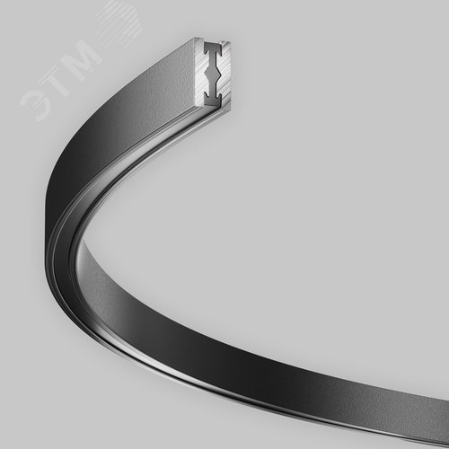 Шинопровод полукруг 800мм Flarity черный - фото 3