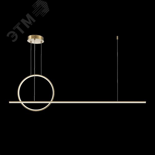 Светильник подвесной Halo LED 40W Латунь - фото 7