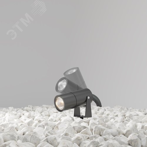Светильник ландшафтный Outdoor Bern IP 65 LED 5W 3000 K Графит - фото 3