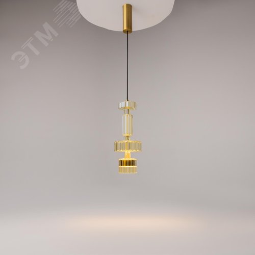 Светильник подвесной Level LED 12W Латунь - фото 4
