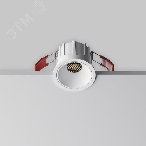 Светильник встраиваемый Downlight Alfa LED 4000K 10Вт 50 град IP20 CRI90 Белый круглый 52х65мм 1040Лм - фото 3