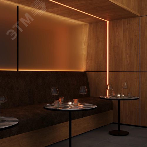 Профиль алюминиевый встраиваемый ALM-8832-S-2M - фото 6