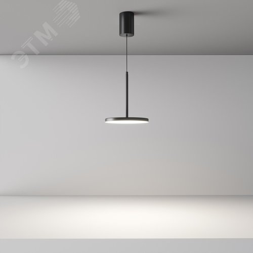 Светильник подвесной Plato LED 12W Черный - фото 5