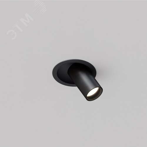 Светильник встраиваемый FOCUS S C048CL-01-GU10-B Черный - фото 3