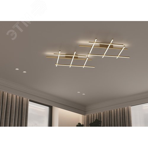 Светильник потолочный Radiance LED 50W Золото - фото 6