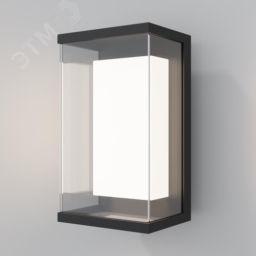 Светильник настенный (бра) Outdoor Baker Street IP 65 LED 10W 3000 K Черный - фото 3