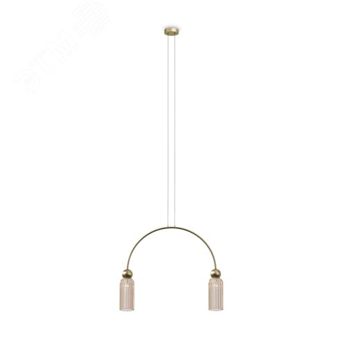 Светильник подвесной Antic E14х2х40W Золото - фото 5