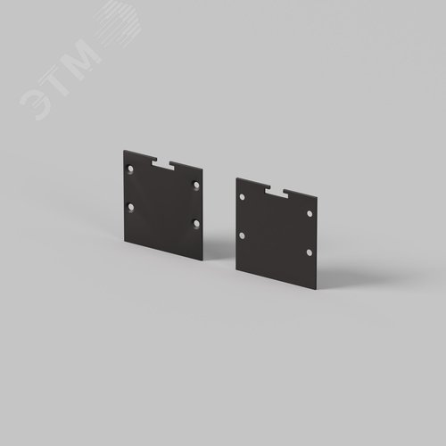 Комплект заглушек для профиля 35х35 2 шт. LED лента, ALM-3535BT-B-EC - фото 6
