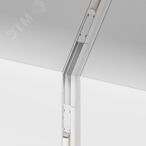 Коннектор угловой внутренний Gravity встраиваемый белый - фото 3