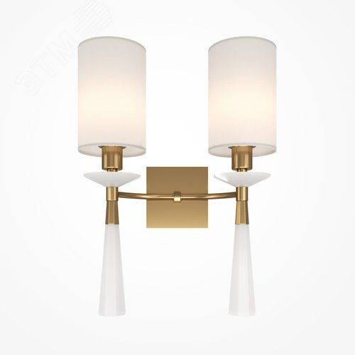 Светильник настенный (бра) Maytoni MOD224WL-02BS1 Латунь - фото 3