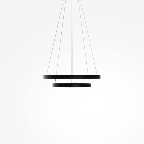 Светильник подвесной Rim LED 57W Черный - фото 4