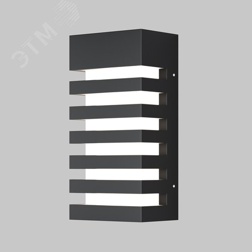 Светильник настенный (бра) Outdoor Remsa IP 54 E27х1х40W Черный - фото 3