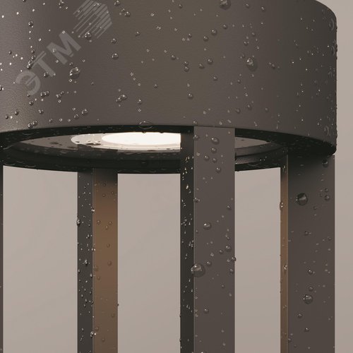 Светильник настенный (бра) Outdoor Vint IP 65 LED 9W 3000 K Графит - фото 6