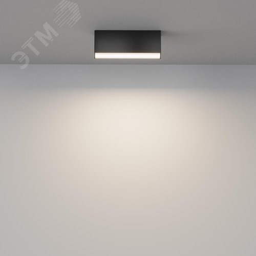 Светильник потолочный Basis LED 12W Черный - фото 5