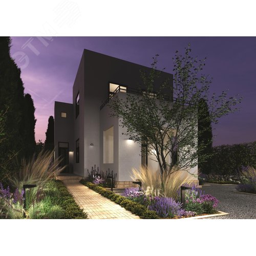 Светильник ландшафтный Outdoor Share IP 54 LED 12W 3000 K Графит - фото 7