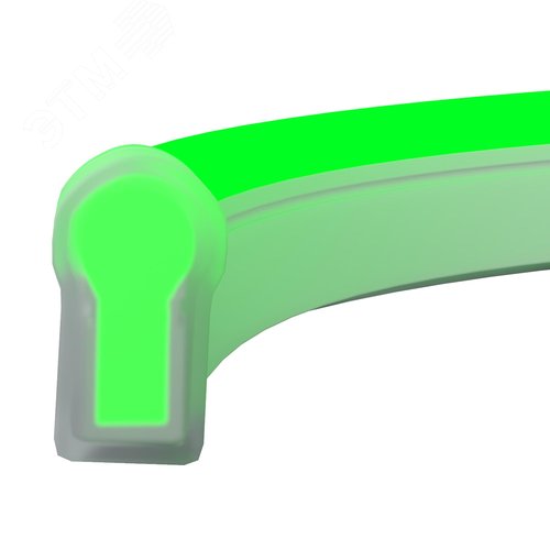 Неон гибкий 25x13 220В 8Вт/м Green IP65 50м 201234 - фото 1