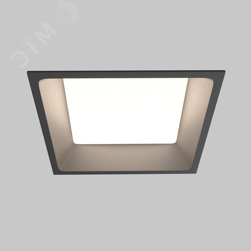 Светильник встраиваемый Okno DL056-18W3-4-6K-B Черный - фото 4