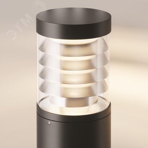 Светильник ландшафтный Outdoor Spir IP 54 LED 12W 3000 K Графит - фото 4