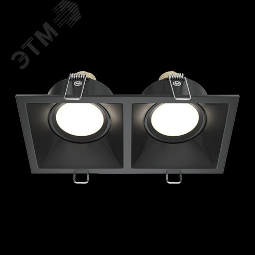 Светильник встраиваемый Dot Черный - фото 2