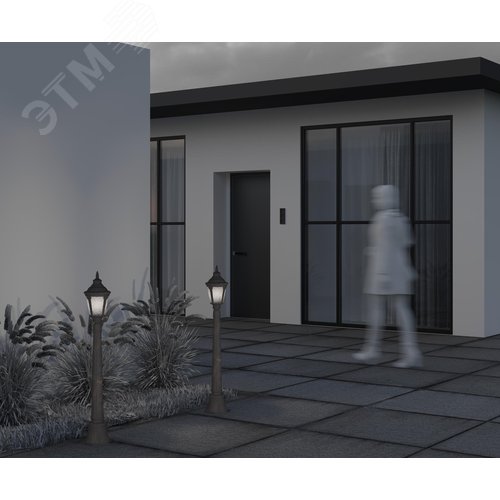 Светильник ландшафтный Outdoor Goiri IP 44 E27х1х60W Бронза Антик - фото 7
