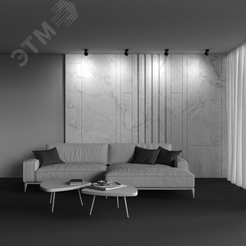 Светильник потолочный Onda LED 12W Черный - фото 5