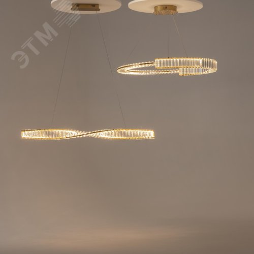 Светильник подвесной Krone LED 45W Латунь - фото 5