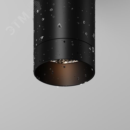 Светильник потолочный Outdoor Luxe IP 65 LED 5W 3000 K Черный - фото 4