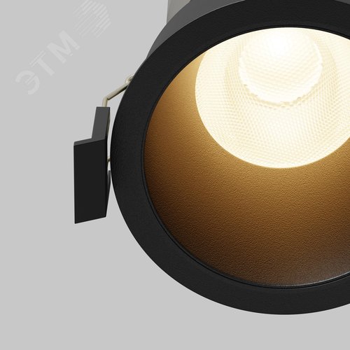 Светильник встраиваемый Dip DL118-15W-3K-B Черный - фото 4