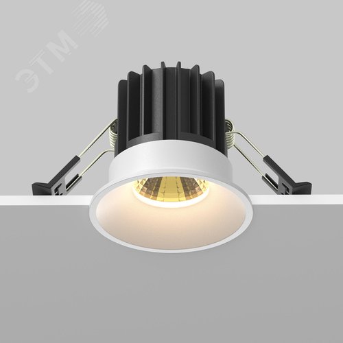 Светильник встраиваемый Round DL058-7W2.7K-W Белый - фото 4