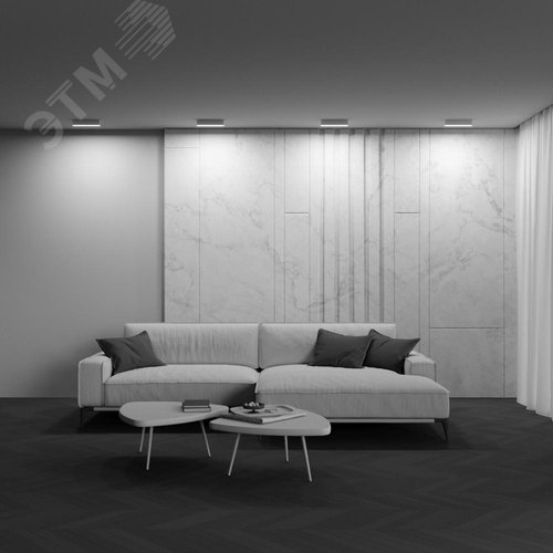 Светильник потолочный Basis LED 20W Белый - фото 4