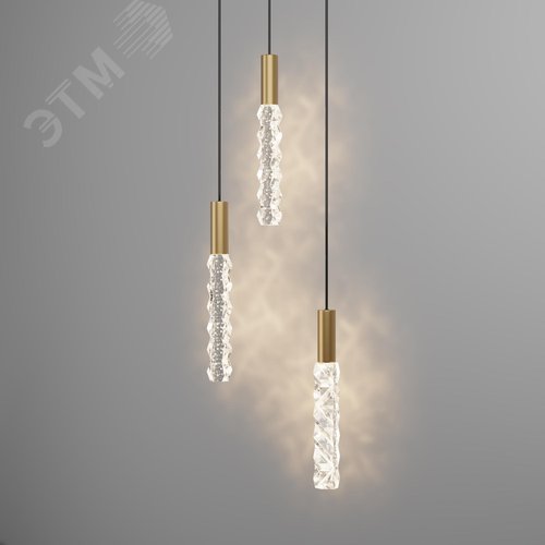 Светильник подвесной Maytoni MOD328PL-L9BS3K Латунь - фото 5