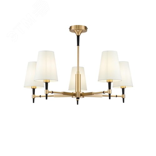 Люстра Zaragoza E14х5х40W Латунь - фото 1