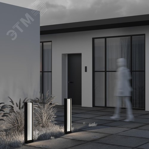 Светильник ландшафтный Outdoor Reso IP 65 LED 20W 3000 K Графит - фото 2