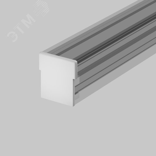 Комплект заглушек (для профиля ALM-2626-S-2M) 2 шт., серый - фото 5