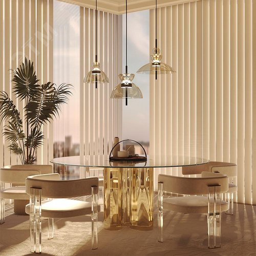 Светильник подвесной Bangkok LED 12W Черный - фото 2