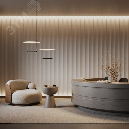 Светильник подвесной Ambience LED 23W Черный - фото 2